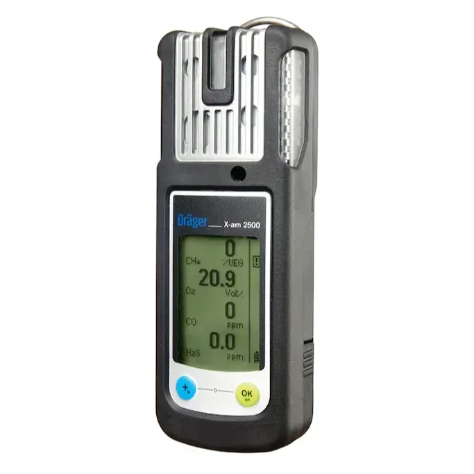 

Drager X-am2500 four-in-one gas detector CO H2S O2 EX-am2500 Ex H2S O2 CO Portable Gas Detector Four-in-one gas detector