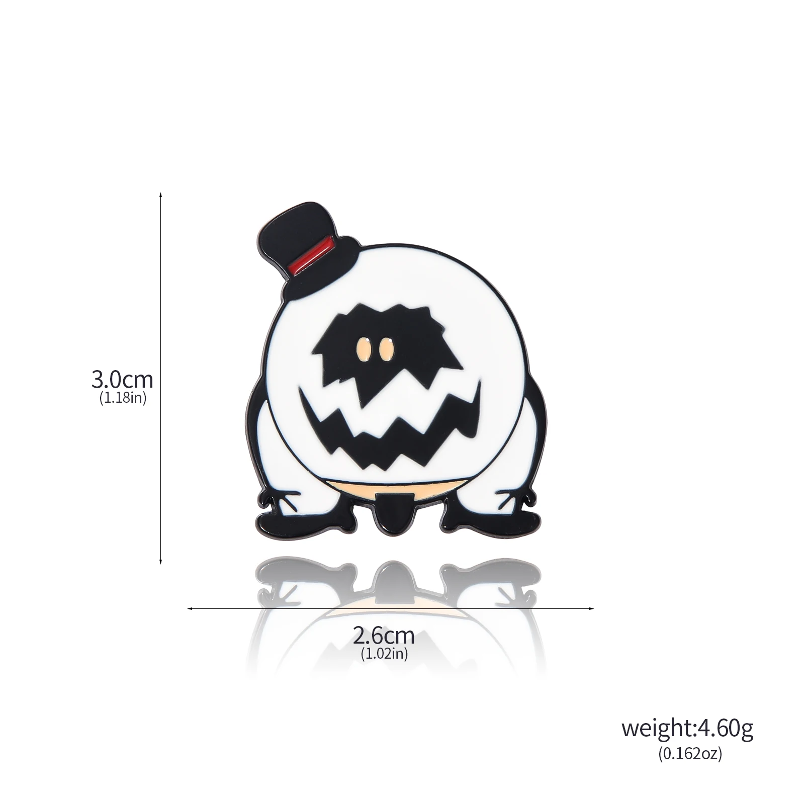 Anime Hazbin Hotel Brooch Egg Boiz Husk Adam Metal Pin Badge Lapel Brooch Enamel Pin Give Jewelry Gifts To Fans And Friends