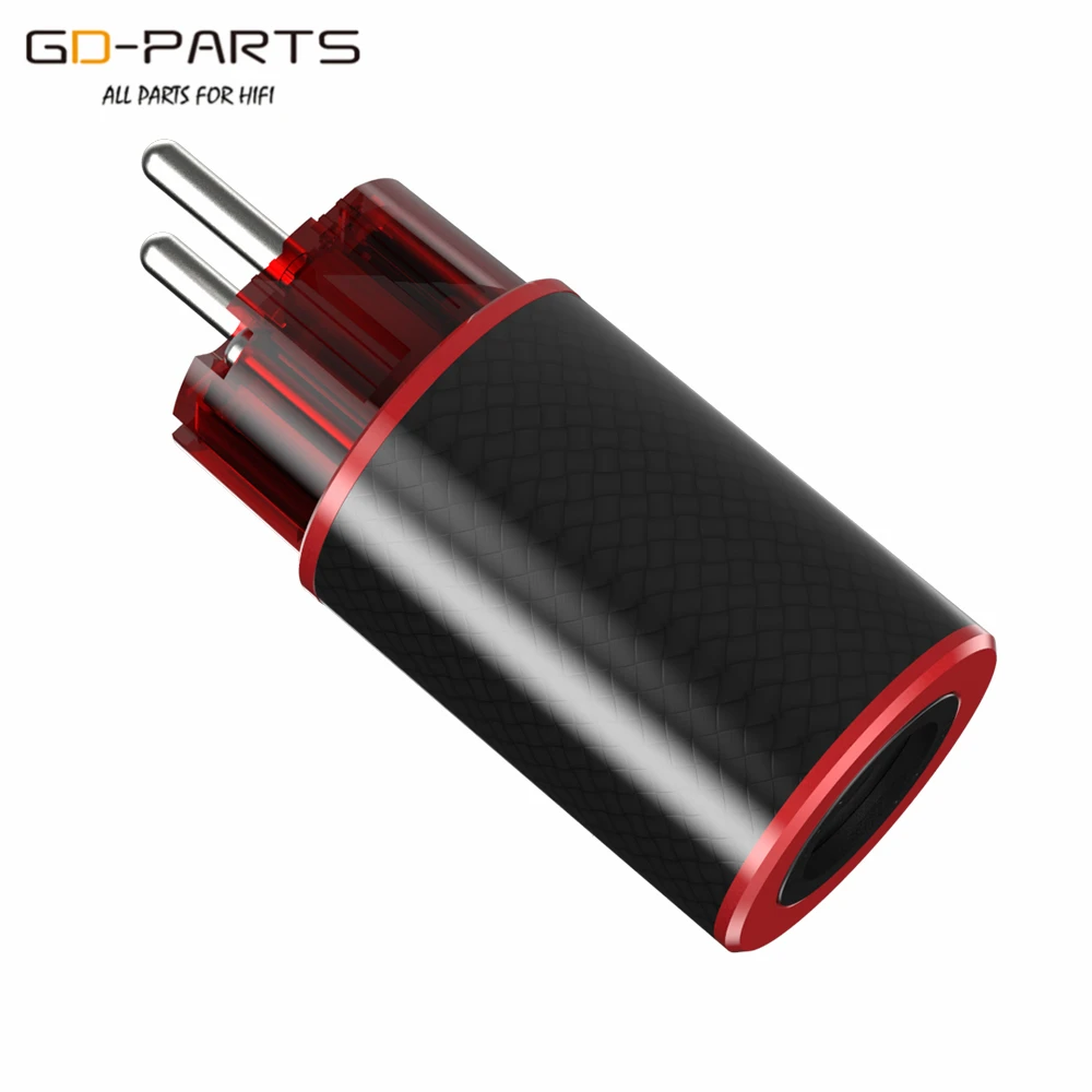 Viborg solide argent pur secteur prise de courant ca prise ue US IEC320 connecteur d'alimentation électrique Schucko entrée sortie Hifi Audio bricolage