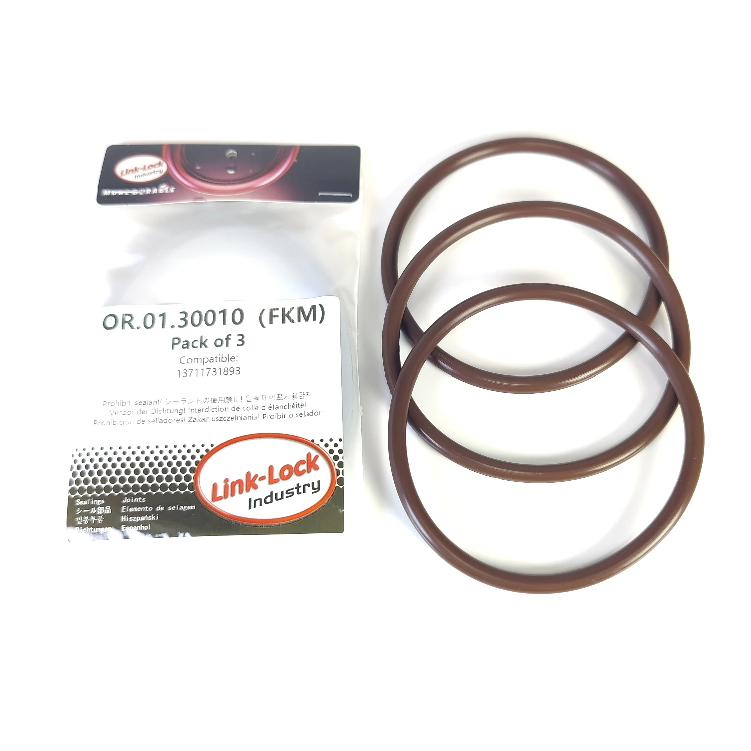 3PCS Fkm Viton OR.0…