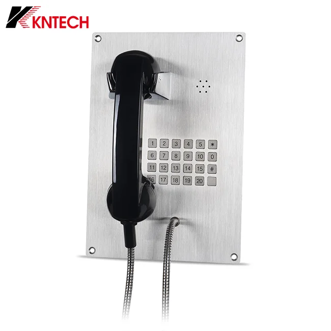2025 Hot Sale KNZD-07 Marine Grade Waterproof Telephone - Vandal-Proof, Embedded Corded Phone for Ships & Offshore Applications