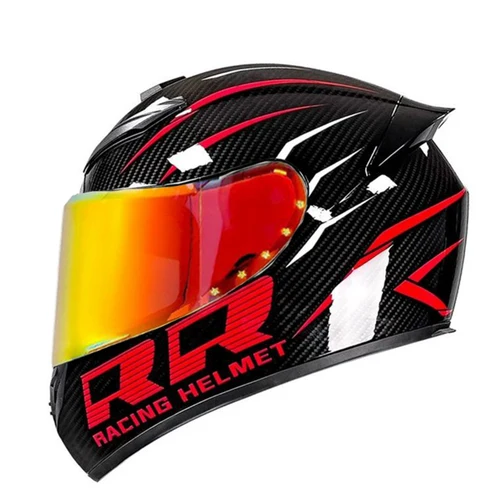 Imagen 2 del producto Los cascos de motocicleta DOT para hombres y mujeres son seguros en invierno Los caballeros de las cuatro estaciones se pueden equipar con cascos de motocicleta Bluetooth