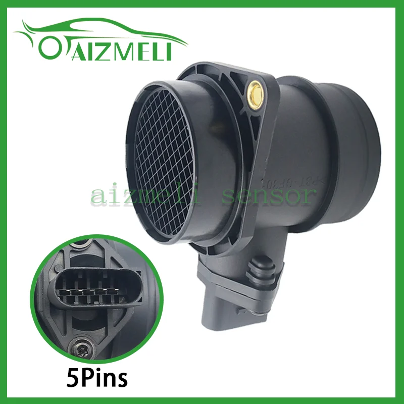 Sensor de Flujo de Aire (MAF) 0280218002 para VW Bora Golf Lupo Beetle Audi A3 Seat Skoda Octavia Seat Toledo Leon OE 06A906461A