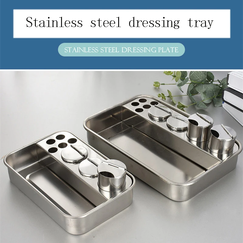 Stainless steel infusion tray Nurse infusion treatment tray nursing disinfection changing tray