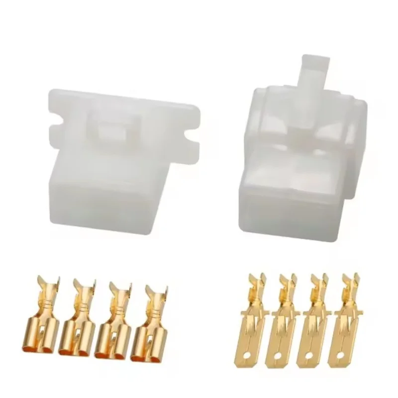 

1-20 Set 4 Pin 6120-2043 6110-4543 Sumitomo Intake Pressure Sensor Plug Electric Bike Battery Socket Connector
