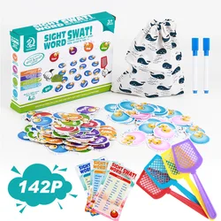 Sight Words Game With Double Cards Educational Learning Game For  Kindergarten School Flash Cards Toys Gift