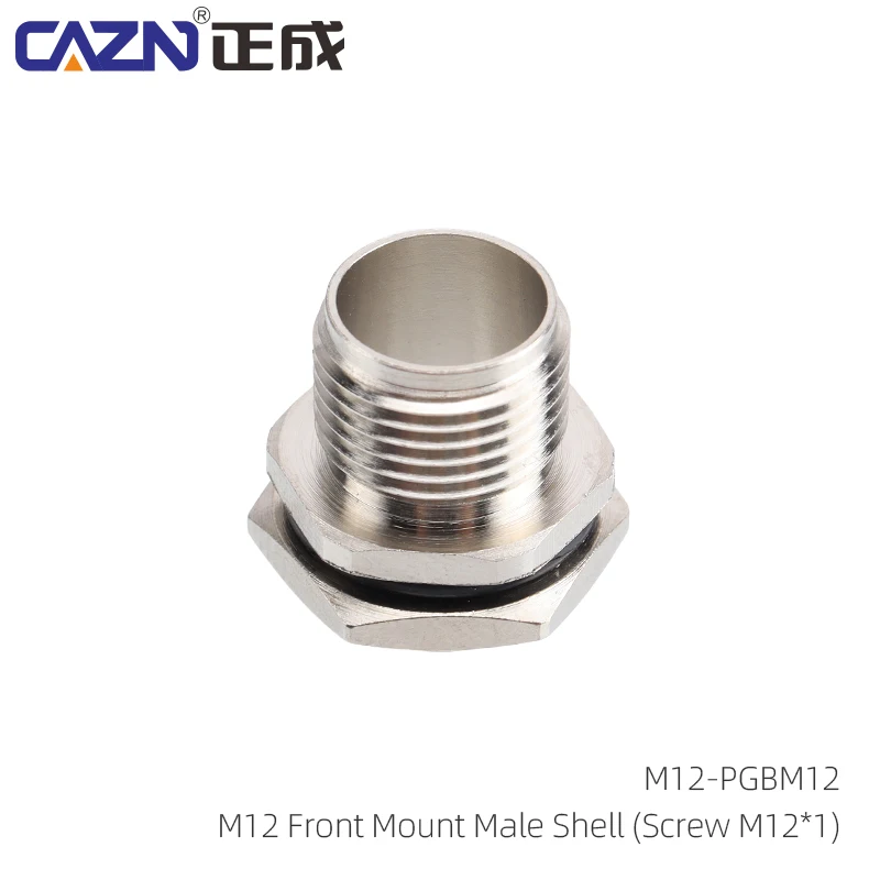 M12 SMD Socket 2-17 Pins Male&Female Metal Socket Automation Accessories Surface Mount Connectors