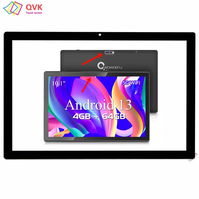 10,1 Zoll BalcK Für CWOWDEFU P12W F12W Kinder Tablet Kapazitiven Touchscreen Digitizer Sensor