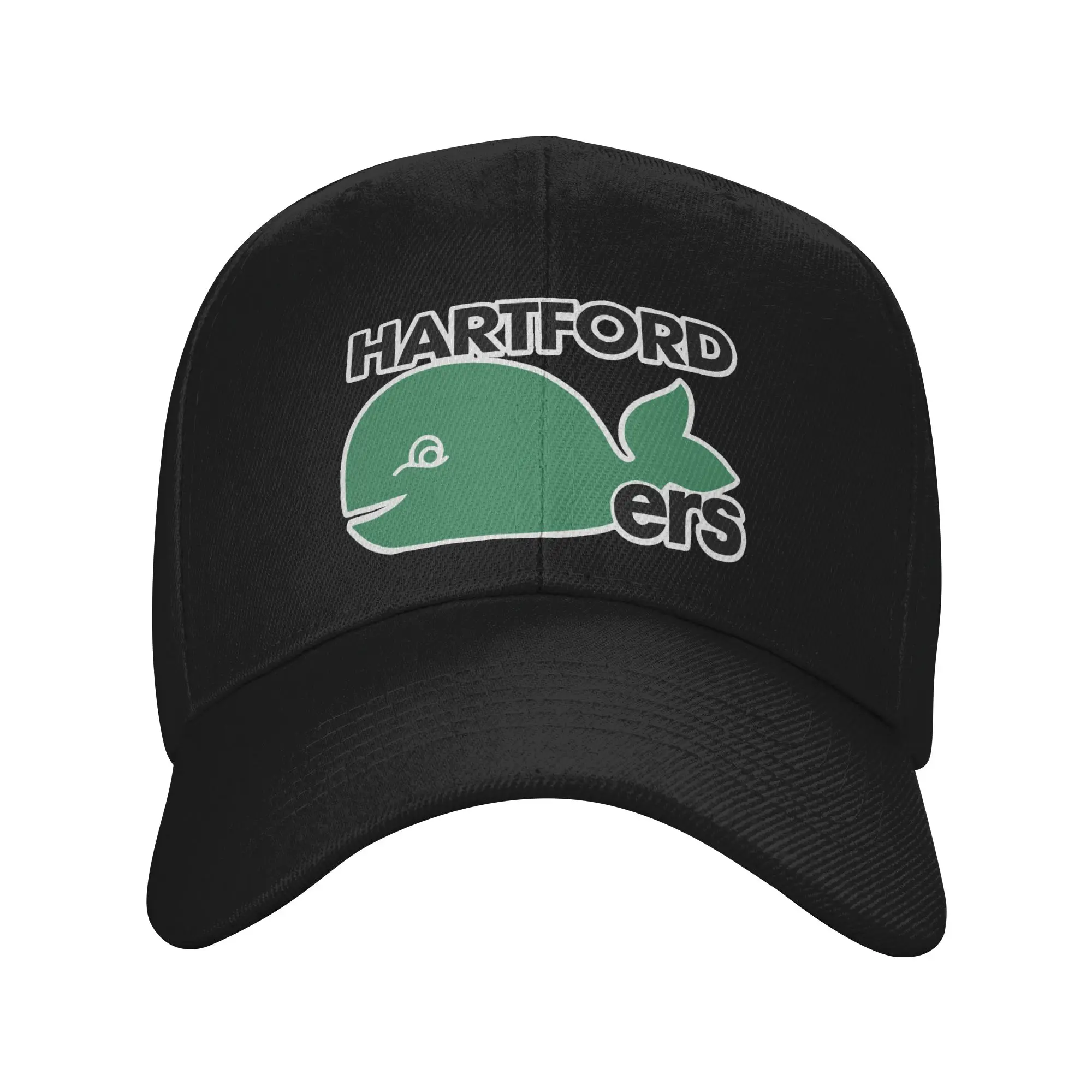 Gorra de béisbol retro de moda Binghamton Hartford Whalers con visera curva, para reuniones informales, visera para el sol