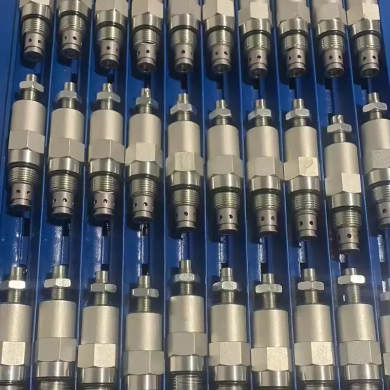 Hydraulic Pilot Operated Spool Three-way Cartridge Safety Valve Pressure Control Valve 210 Bar 60L/min