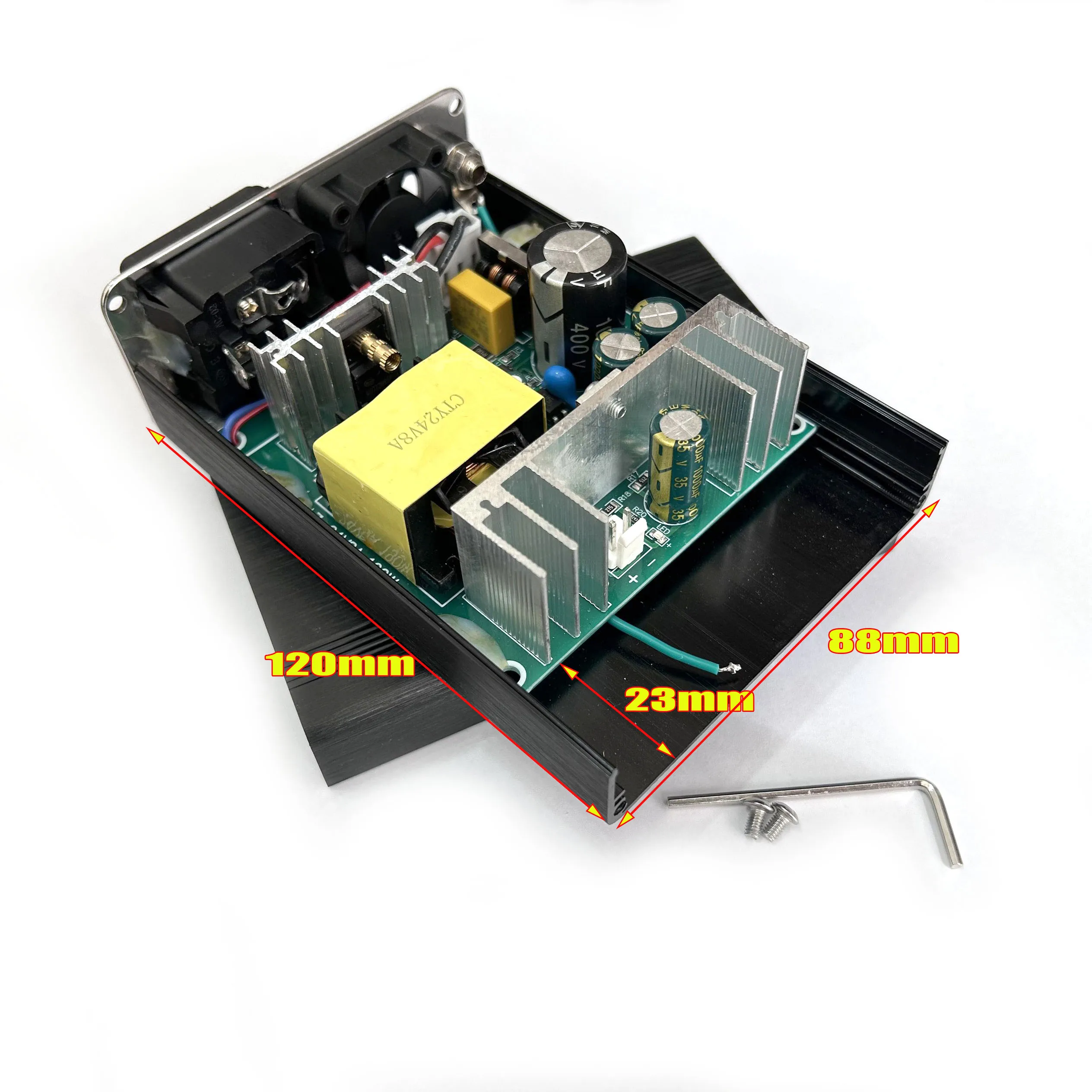 Aluminum shell 8838 Soldering Iron 45° degree temperature control C circulating fan DC 24V For T12 C245 Soldering Station DIY
