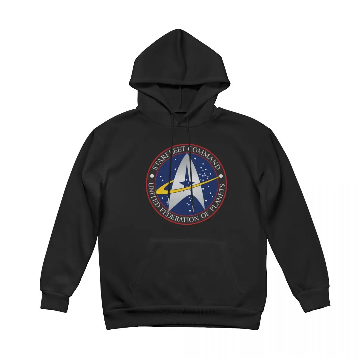 Starfleet Star Treks Fleece Lined Hoodie For Men Women Pullover Long Sleeve Pocket Sweatshirts Shirt