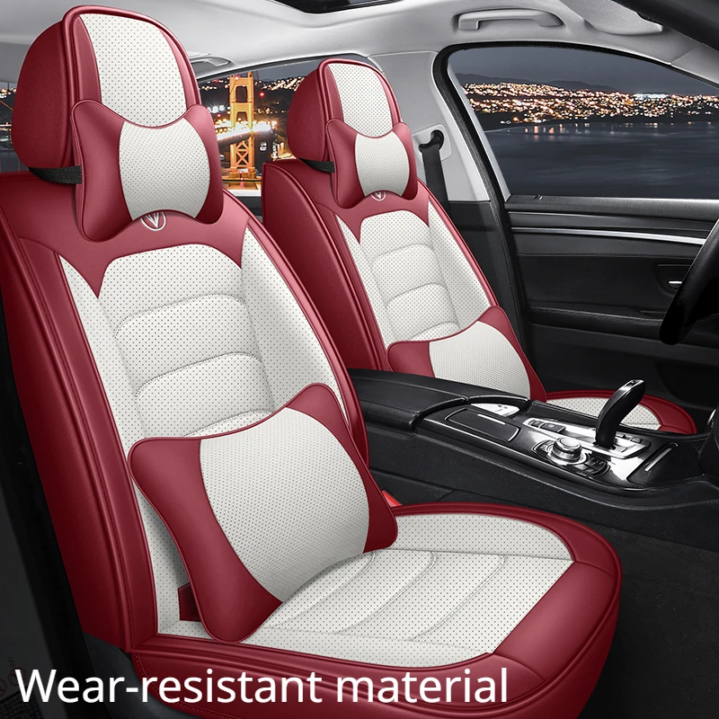 Universal Style Car Seat Cover for Volkswagen Touareg Golf Golf Cross T-Cross Car Accessories Interior Details Seat Protector