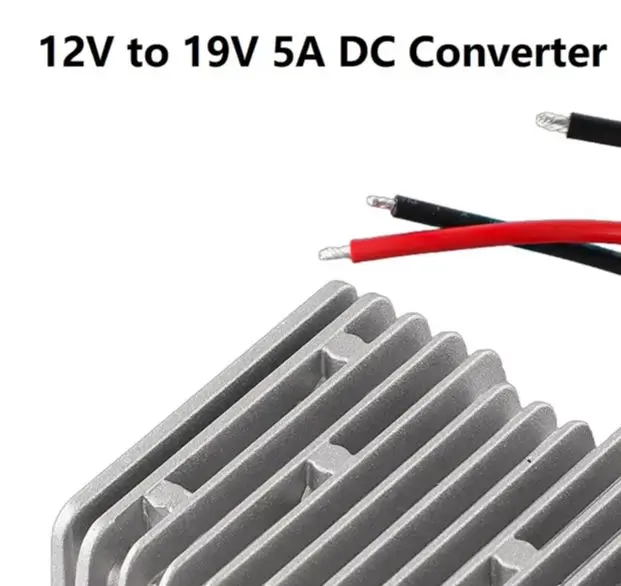 وحدة تعزيز الطاقة DC 12V إلى DC 19V، 5A، 95W، محولات فولتية DC للصناعات السيارات والبحرية. #1