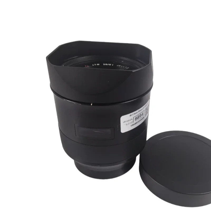 Fot para Carl ZEISS Batis 85mm F1.8 Sony E Mount Baioneta Metal Square Lens Hood com tampa de metal
