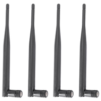 4X RC Boat Antenna For Flytec 2011-5 1.5Kg Loading Remote Control Fishing Bait Boat Ship Parts Accessories