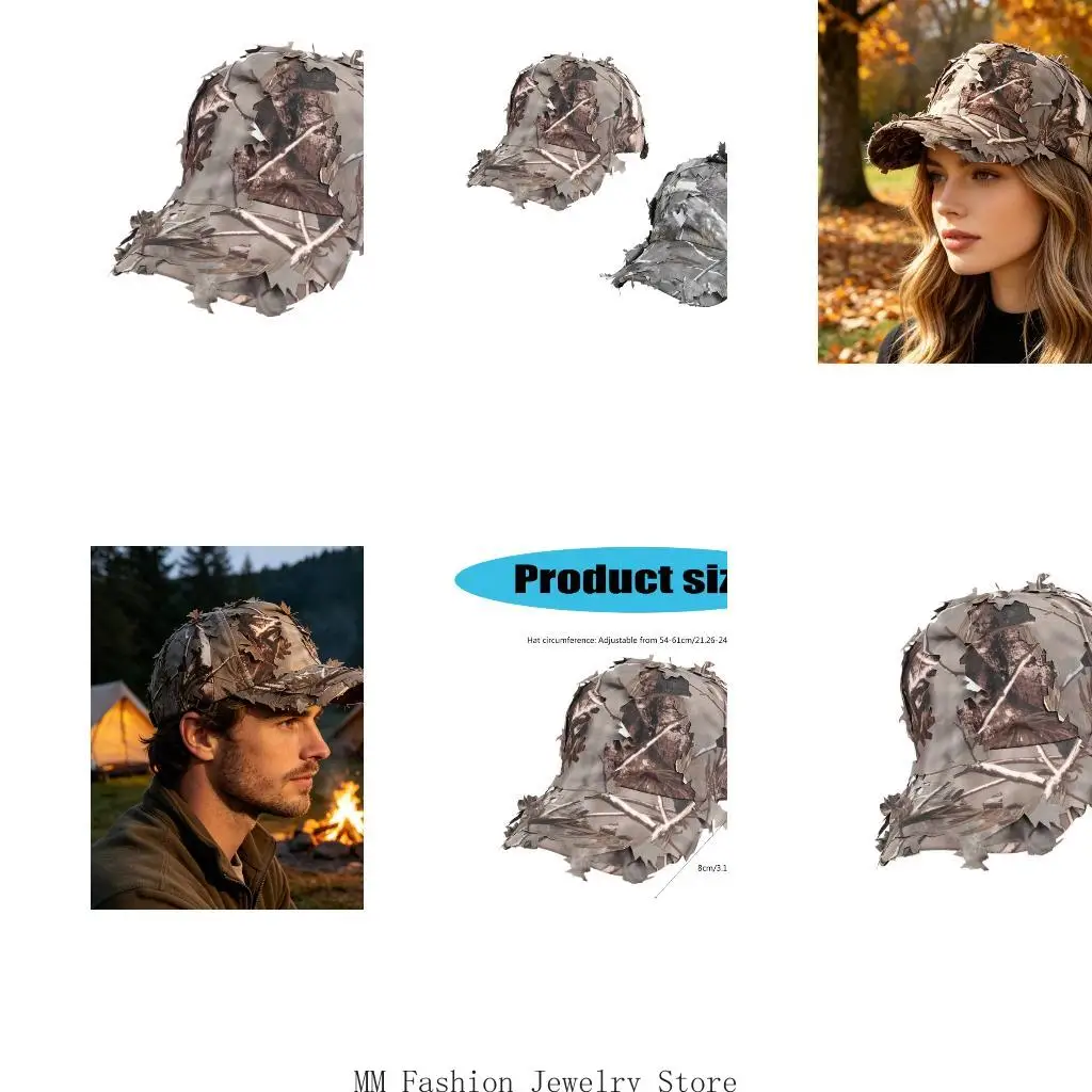 Soft Cotton Baseball Cap Camouflaged Colour Design Great For Sun And Outdoor Use D0UB