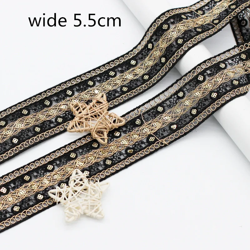 1 Yards Water Soluble Sewing Accessories Flower Embroidery Ribbon Fabric Needlework DIY Crafts