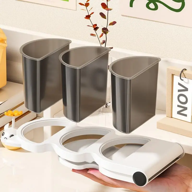 1Set Detachable Slant Insert Jewelry Display Holder Multilayer Desktop Storage Ring Earring Necklace Trinket Organizer Table
