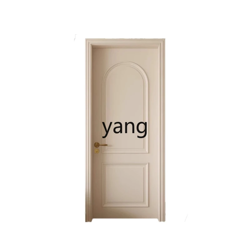 LH French bedroom door solid wood paint solid wood composite paint door