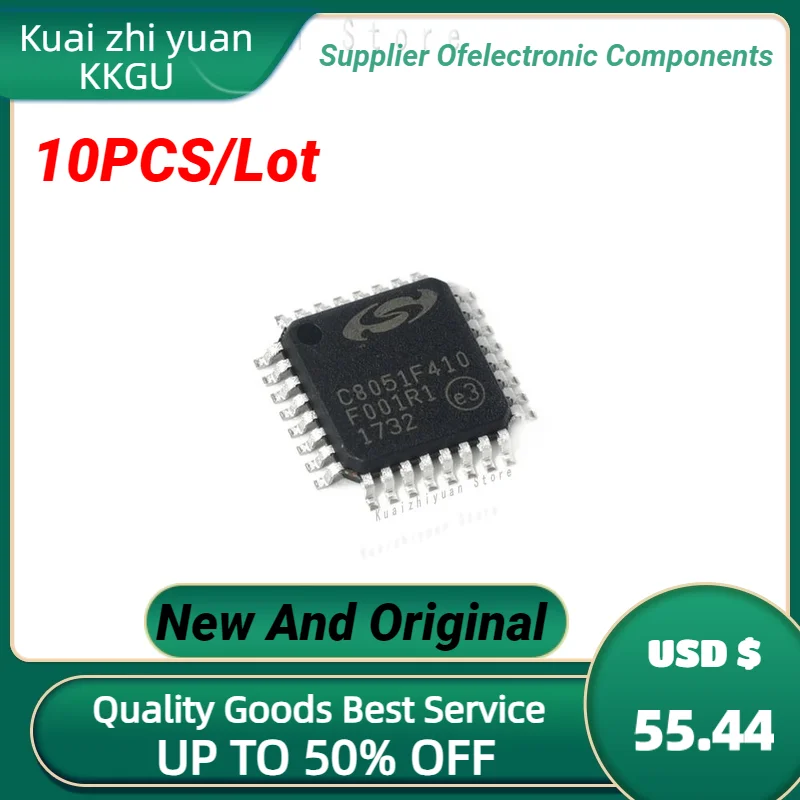 

10PCS/Lot New And Original C8051F410-GQR 8-bit Microcontroller-MCU 8051 50 MHz 32 KB 8-bit C8051F410 Quality Goods