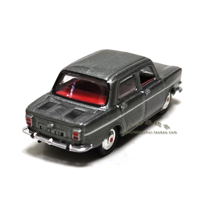 Aleación fundida a presión para adultos, modelo de coche naranja de 1974 SIMCA 1000, escala 1:87, Colección clásica, adorno de decoración estática