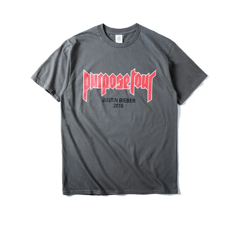 Justin Bieber Purpose Tour T Shirt Men Women Casual Hip Hop Skateboard Streetwear My Mama Don\'t Like You Oversized Tee Y2k Tops