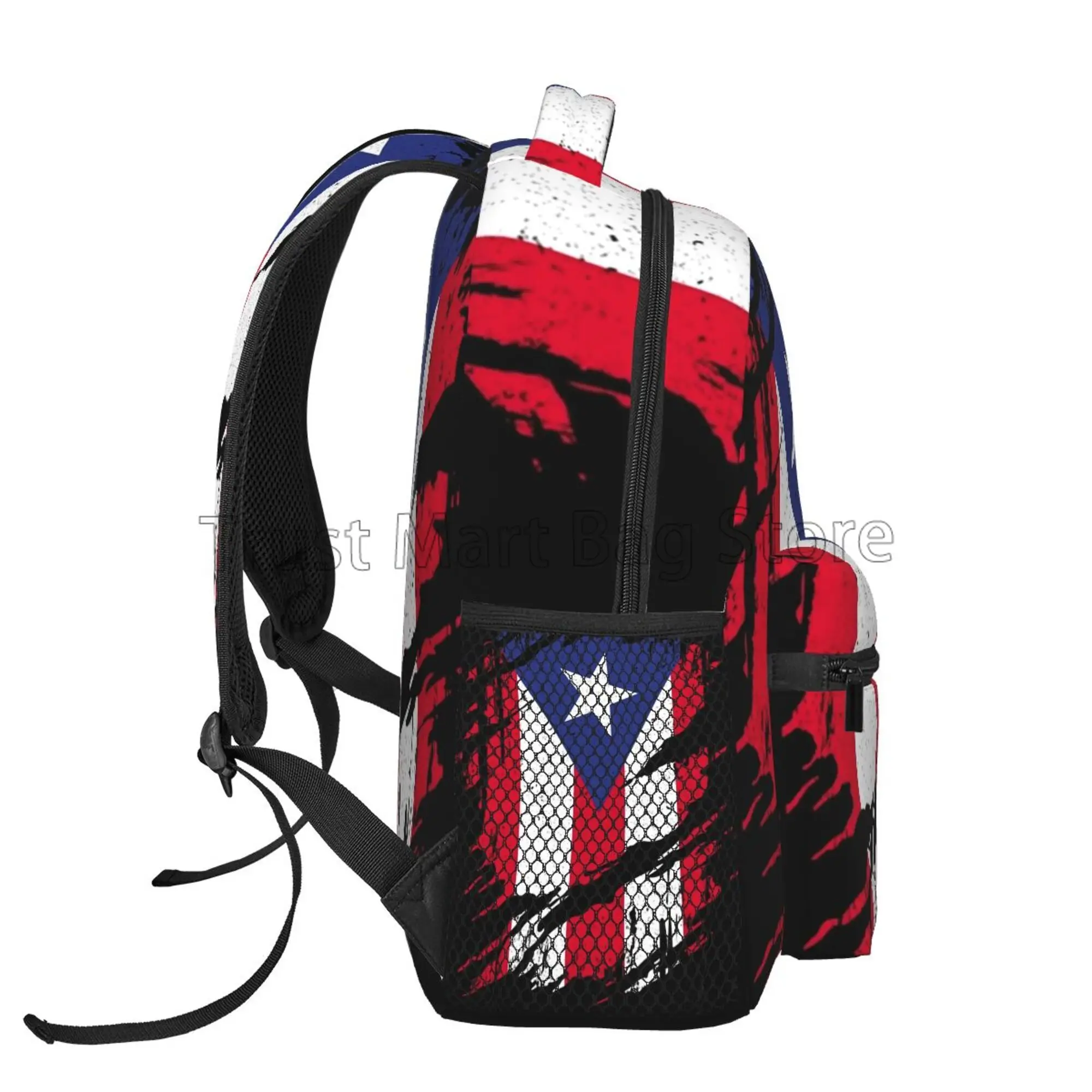 Mochila Laptop impermeável para adolescentes, Bookbag escolar de grande capacidade, Flag Backpack for Travel Picnics Activities