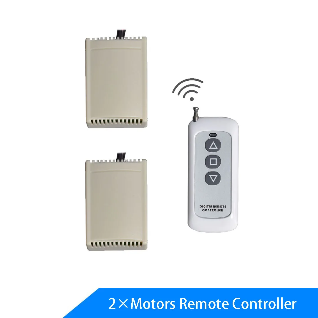 

Two Motors Remote Controller Linear Actuator CW And CCW 315 MHz DC 12V 24V