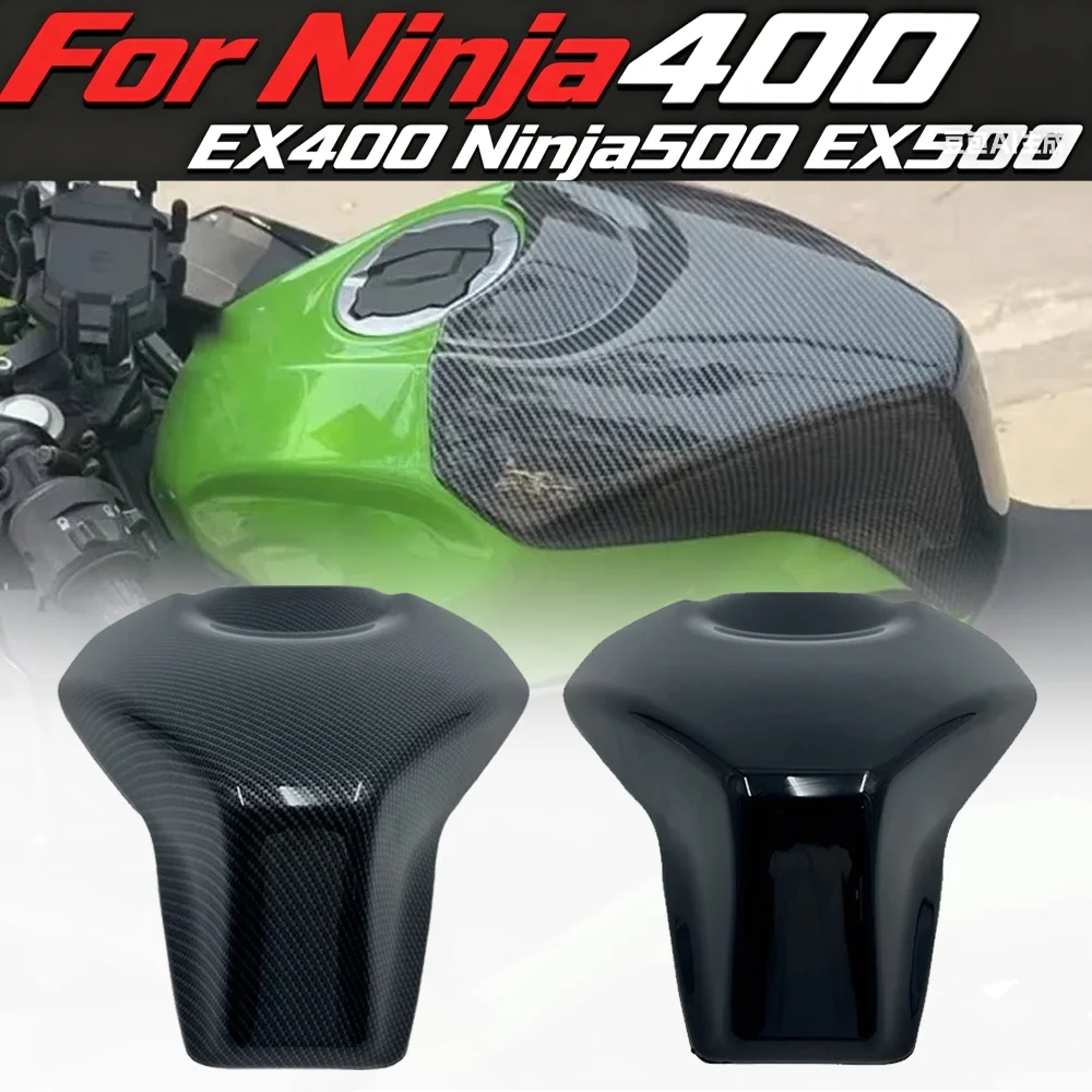 

Fo Kawasaki Ninja400 EX400 Ninja500 EX500 2018-2024 Ninja 400 Motorcycle Carbon Fiber Pattern Tank Pad Sticker Tank Cover Guard