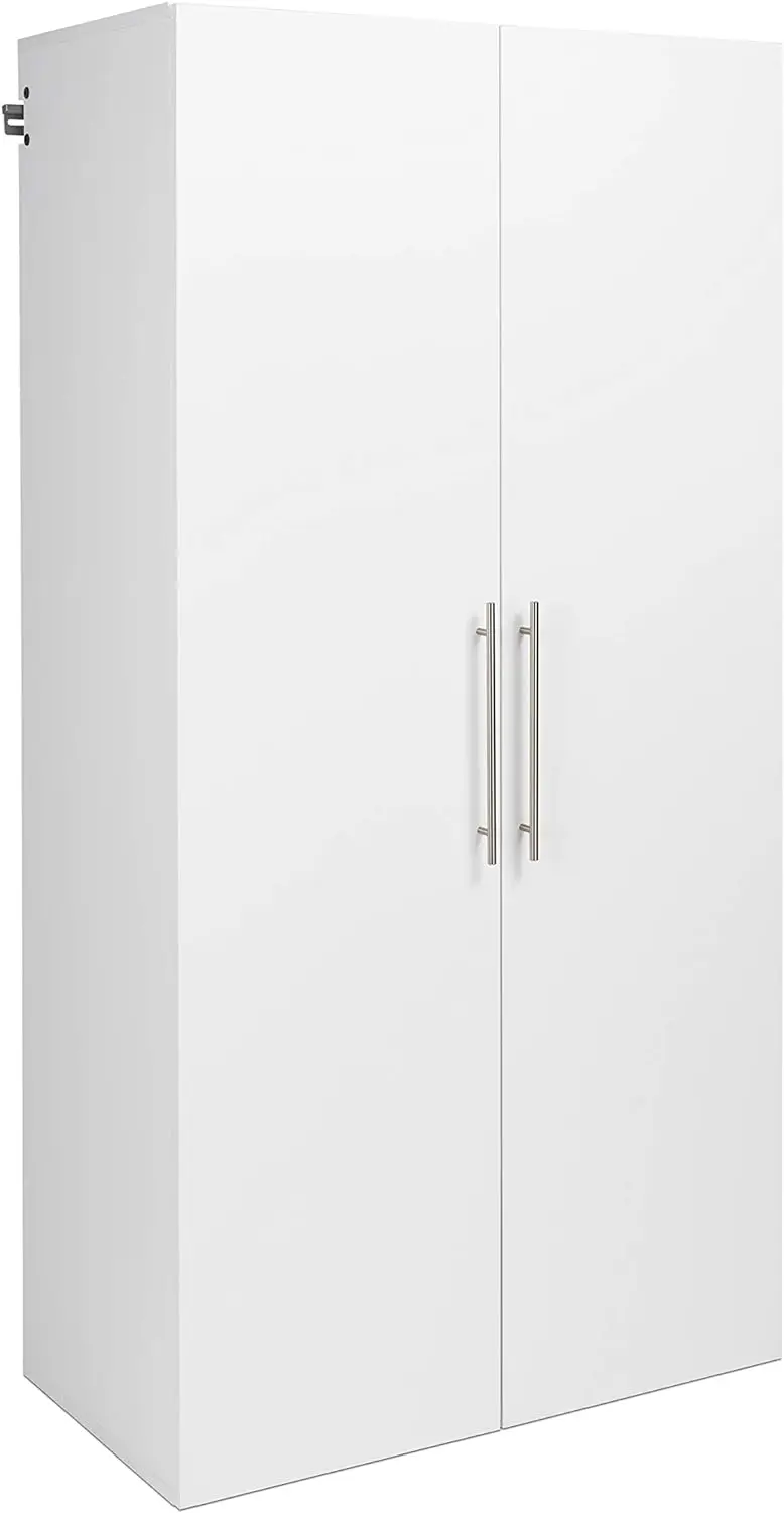 

Large Storage Cabinet - Immaculate White 36" Cabinet with Storage Shelves and Doors;Ideal for Bin and General Storage Solutions