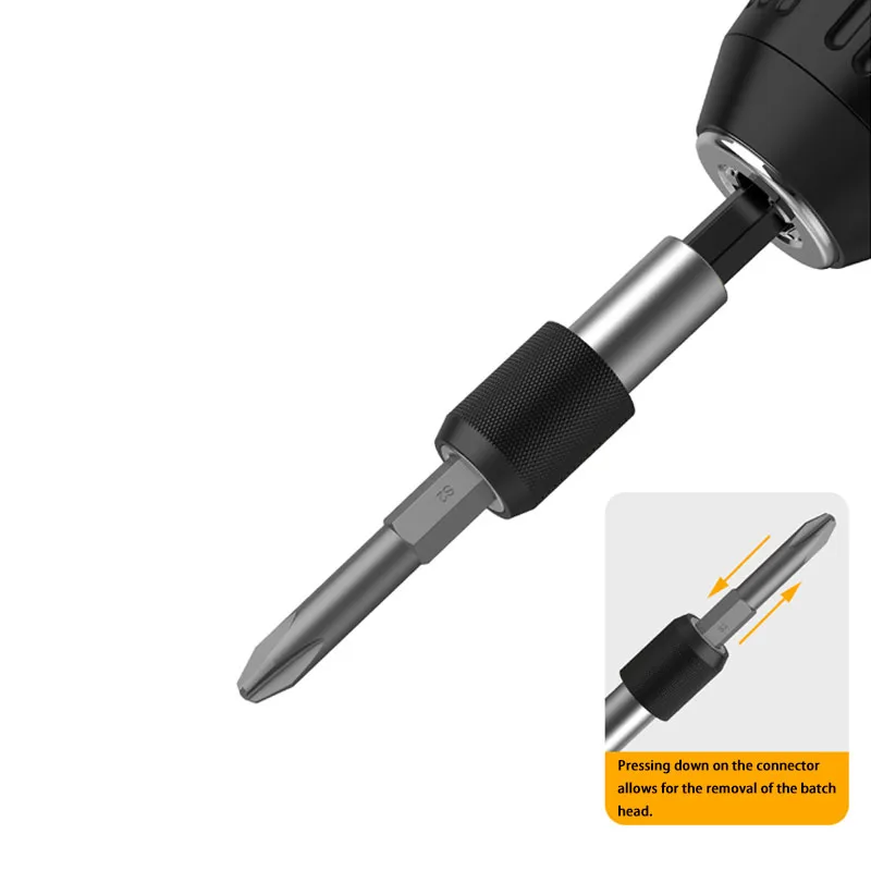 

Hexagonal Handle Extension Connecting Rod Classic Connecting RodBlack Self-locking Batch Joint Tool Accessories 60/100/150mm