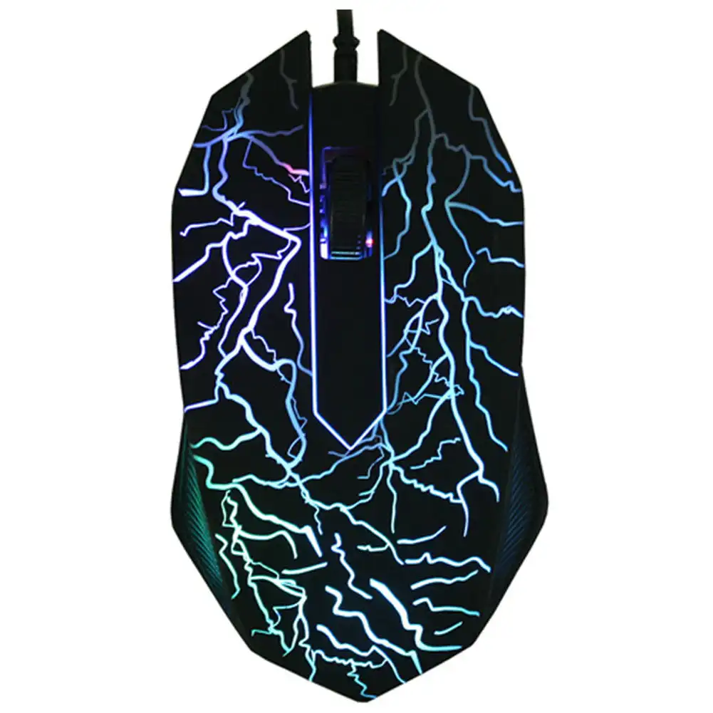 USB Wired Mouse Mouse Gamer LED Computer Gaming Mouse Colorful Professional Ultra-precise Game For Dota 2 For LOL Gamer 2400 DPI