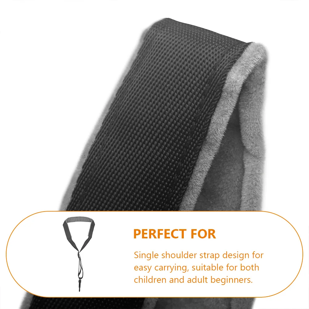 

Saxophone Strap Neck for Alto Tenor Straps Musical Instrument Grey Double Shoulder Child