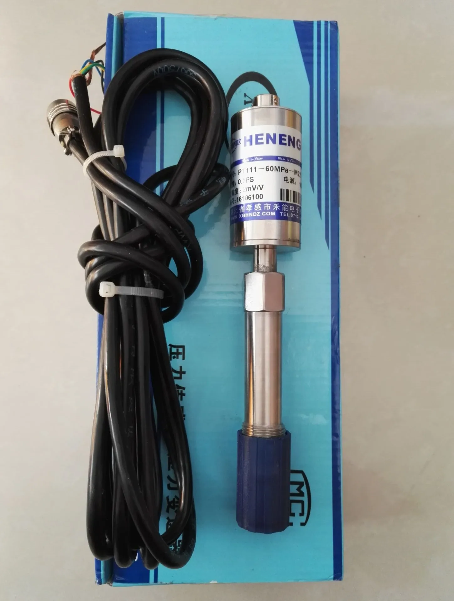 

He can extruder high temperature melt pressure sensor PT111-60MPA-M22 for film blowing machine