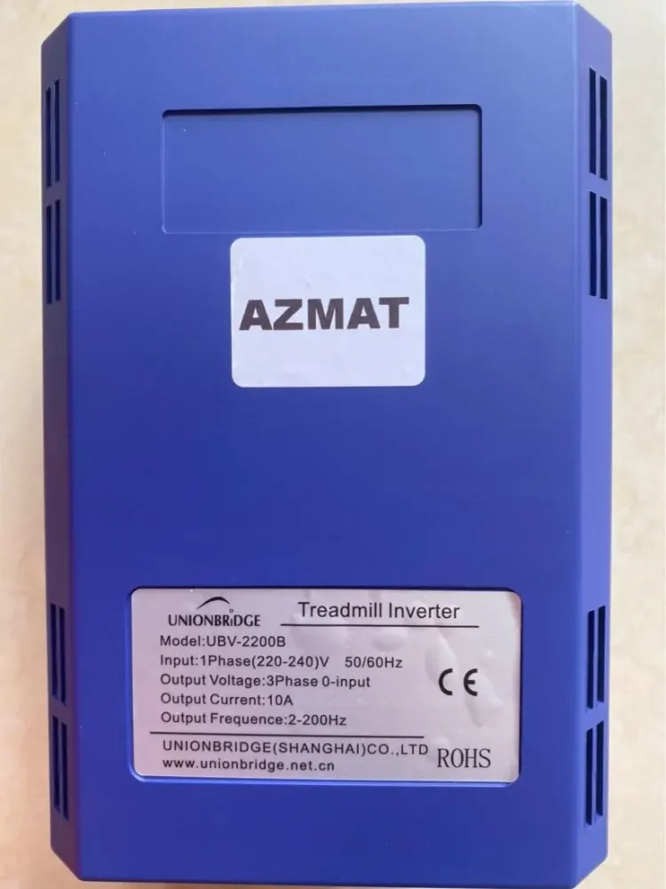 Miễn phí Vận Chuyển AZMAT 220 v UBV-2200 UBV-2200B 9 giao diện UBV2200 UBV2200B Biến Tần Inverter Chuyển Đổi phù hợp với cho máy chạy bộ