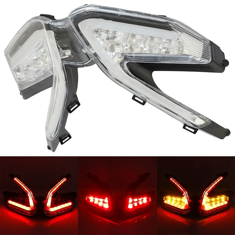 For DUCATI 899 959 1199 S R 1299 LED Tail Light Turn Signal Driving Brake Light Rear Taillight Integrated Replacement B image 2