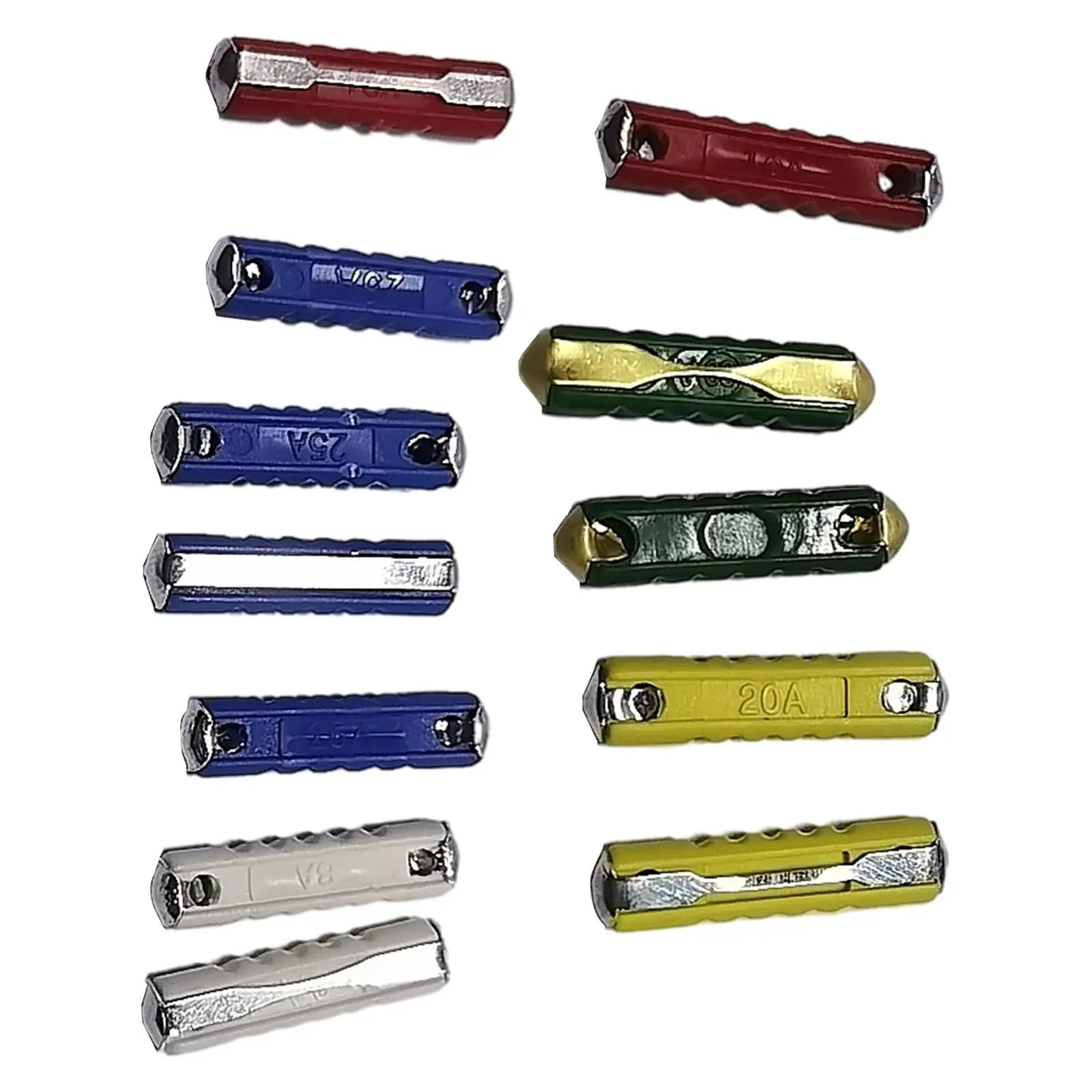 

12 шт. 5A-30A Европейский аварийный предохранитель GBC Набор предохранителей для Mercedes, VW, BMW, Toyota, Hyundai, Fiat, мотоцикла, автомобиля