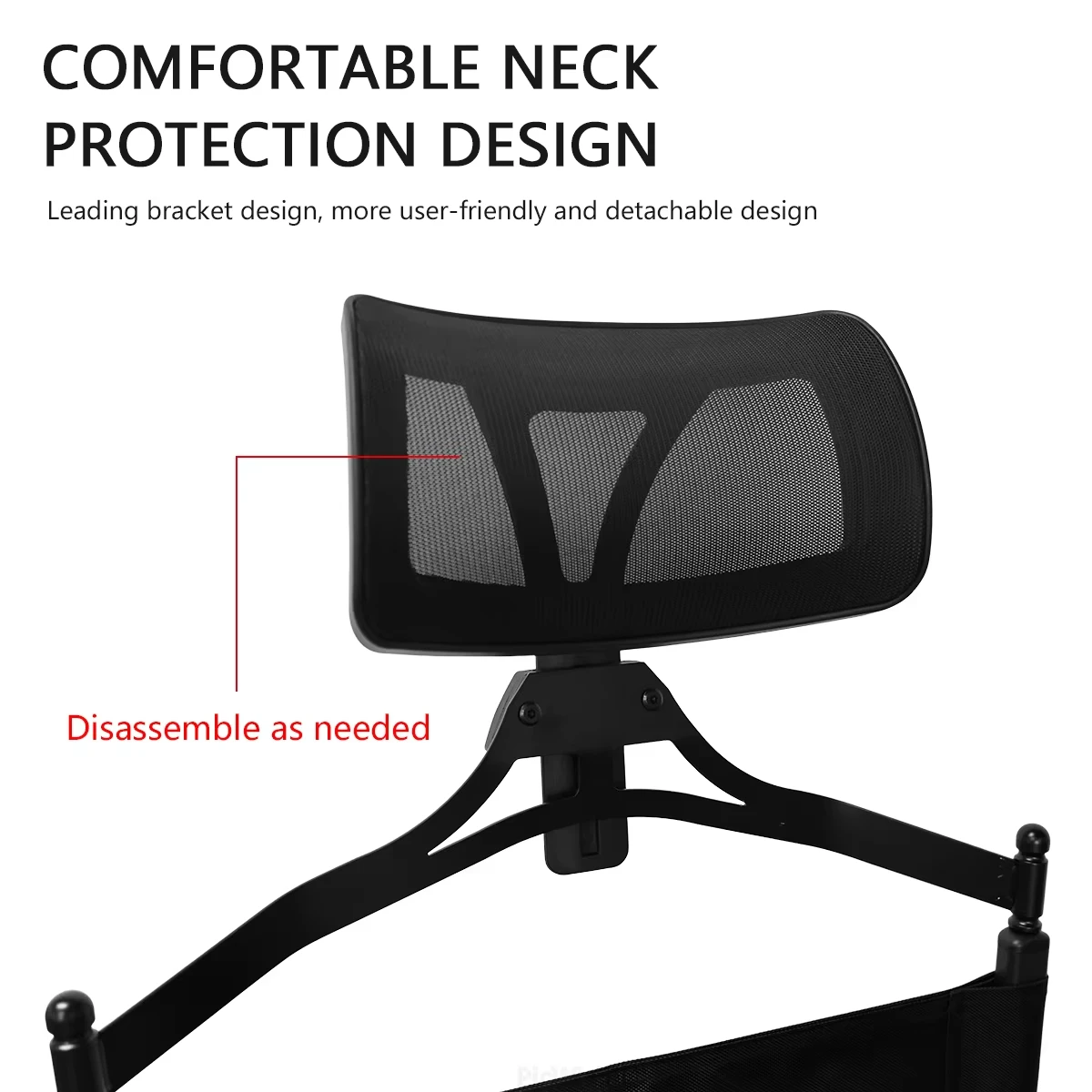Black Folding Metal Chair for Outdoor Office Use
