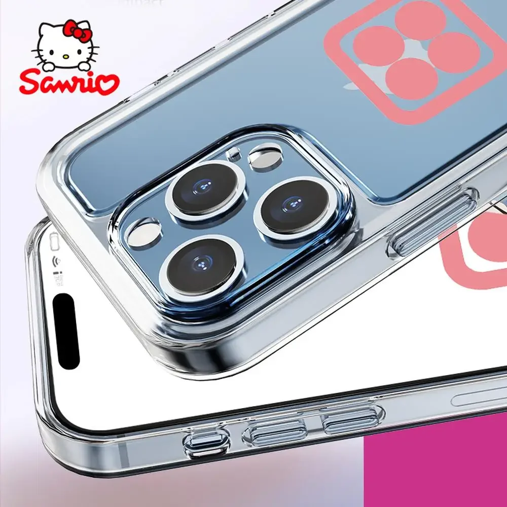 Sanrio Hellokitty Iphone 16 Pro Max Casing Iphone 16/15/14/13/12/11/x/xs/xs Max/pro Max Casing Ponsel Anak Perempuan Sanrio Kt Aksesori Lucu