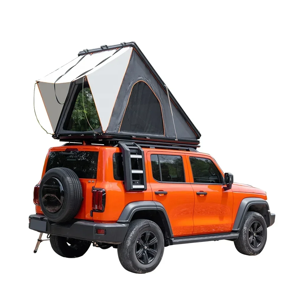 Wholesale Aluminum alloy Hard Shell Rooftop Tent Folding Outdoor Camping SUV Car Roof Top Tent for sale