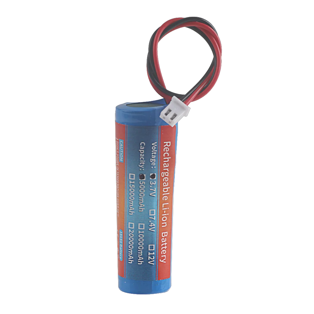 3.7V 18650 5000mah Lithium Battery for Flashlight Bluetooth speaker Hair Clipper Led Light Toy Car + PCB Protection Board