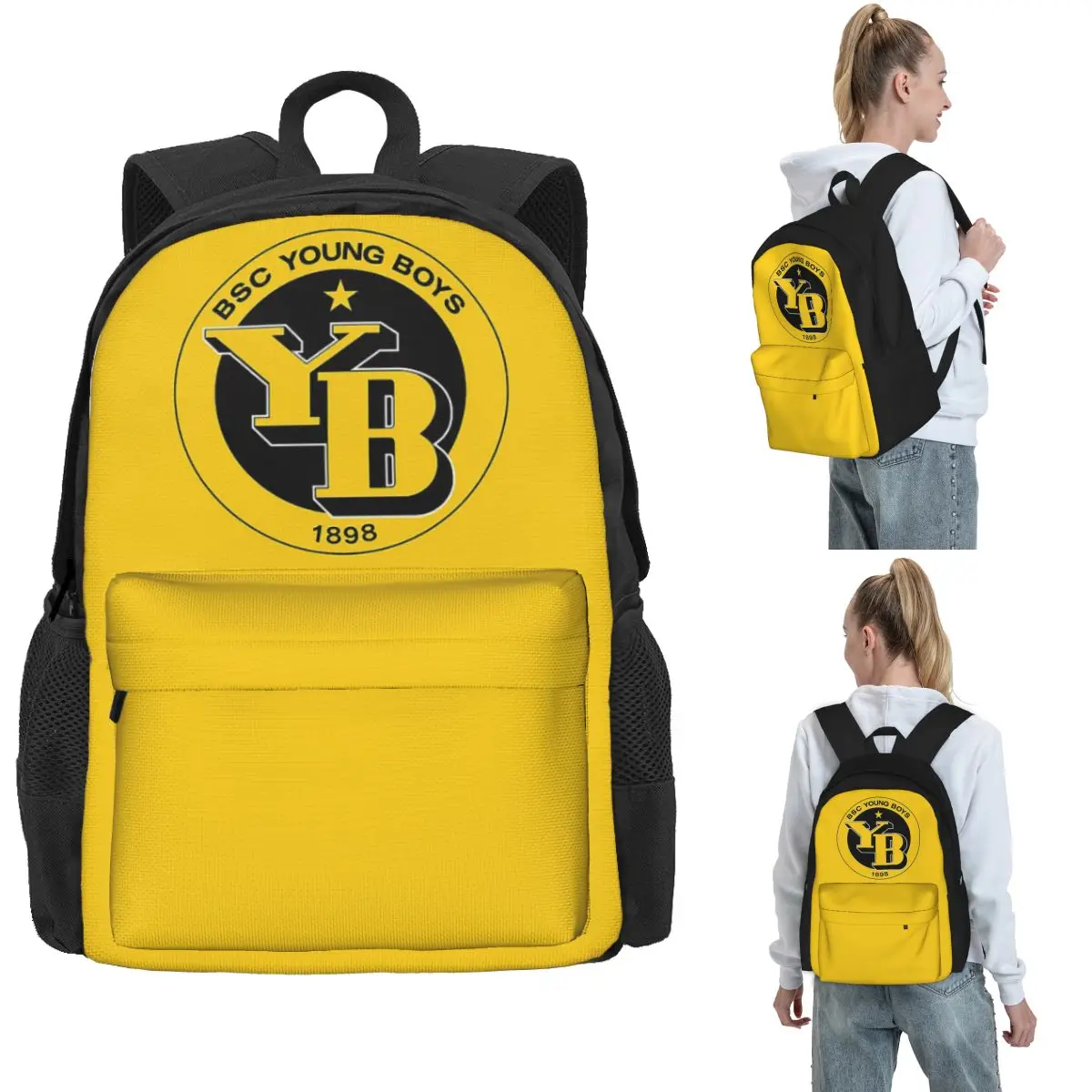 

BSC для молодых мальчиков, швейцарские футбольные спортивные болельщики, берн, Швейцария, рюкзаки, детские школьные сумки, дорожный рюкзак, сумка на плечо