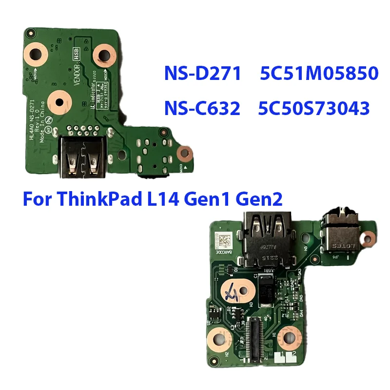 NS-D271 5C51M05850 USB-плата для LENOVO ThinkPad L14 Gen1 Gen2 20U1 20U2 NS-C632 5C50S73043 карты MISC внутренние