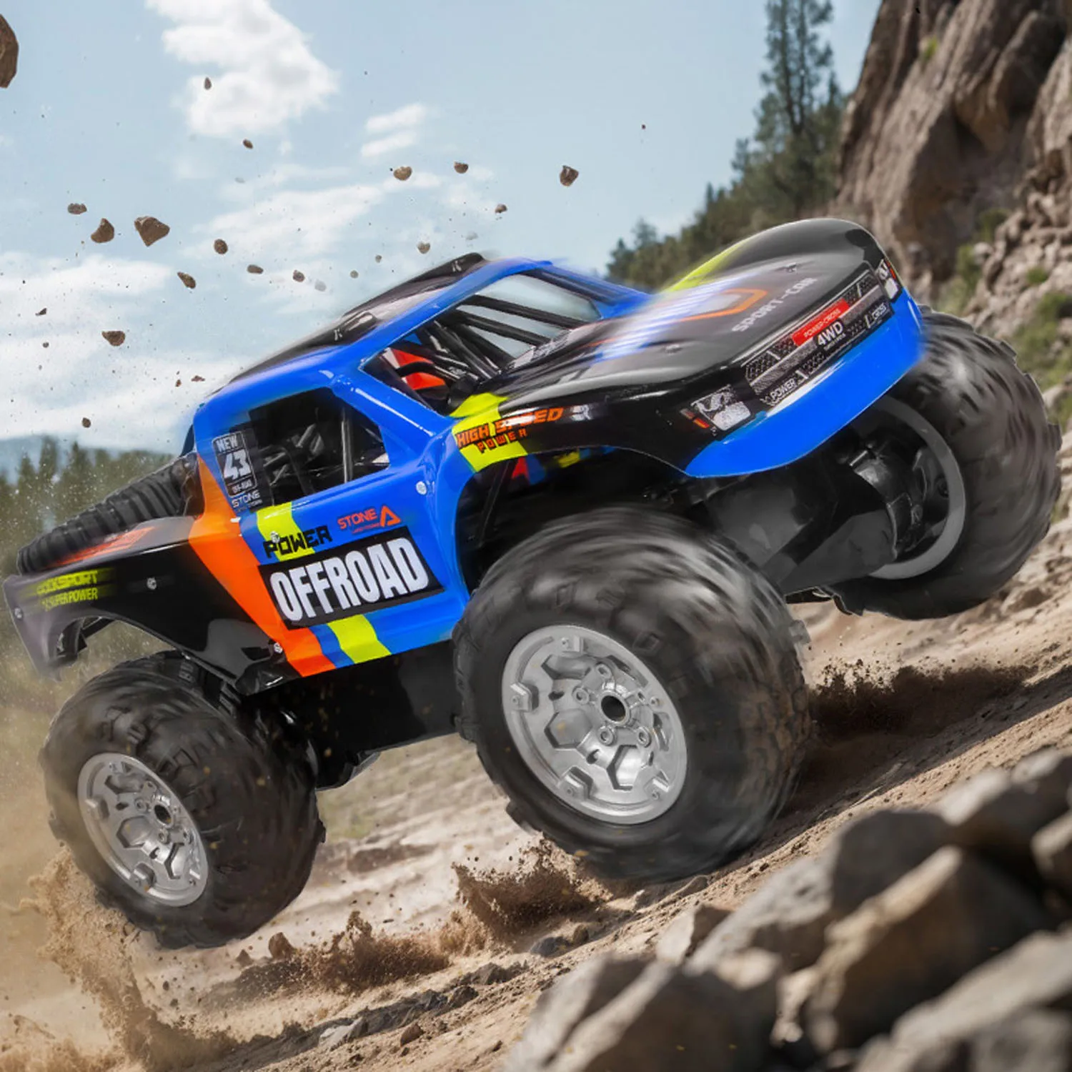 

1/14 RTR Q205 2.4G RC Off Road Vehicle 4*4 Electric Radio Control Stunt Car 360 Rotation Amphibious Waterproof Pickup Truck Toys
