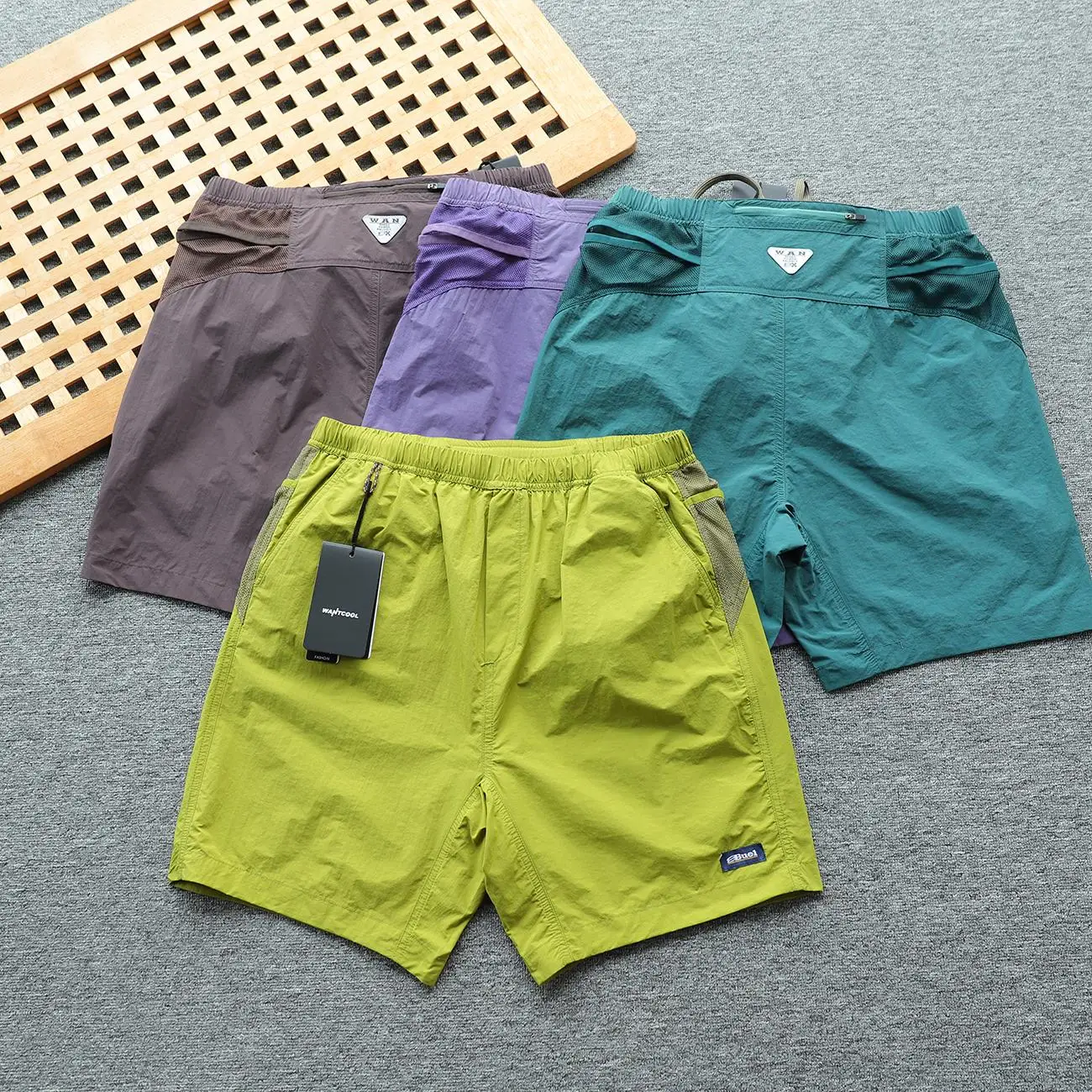 

Nylon Woven Breathable Qui Dry Outdoor Casual orts Multiple kets Straight Leg Faionable Urban orts