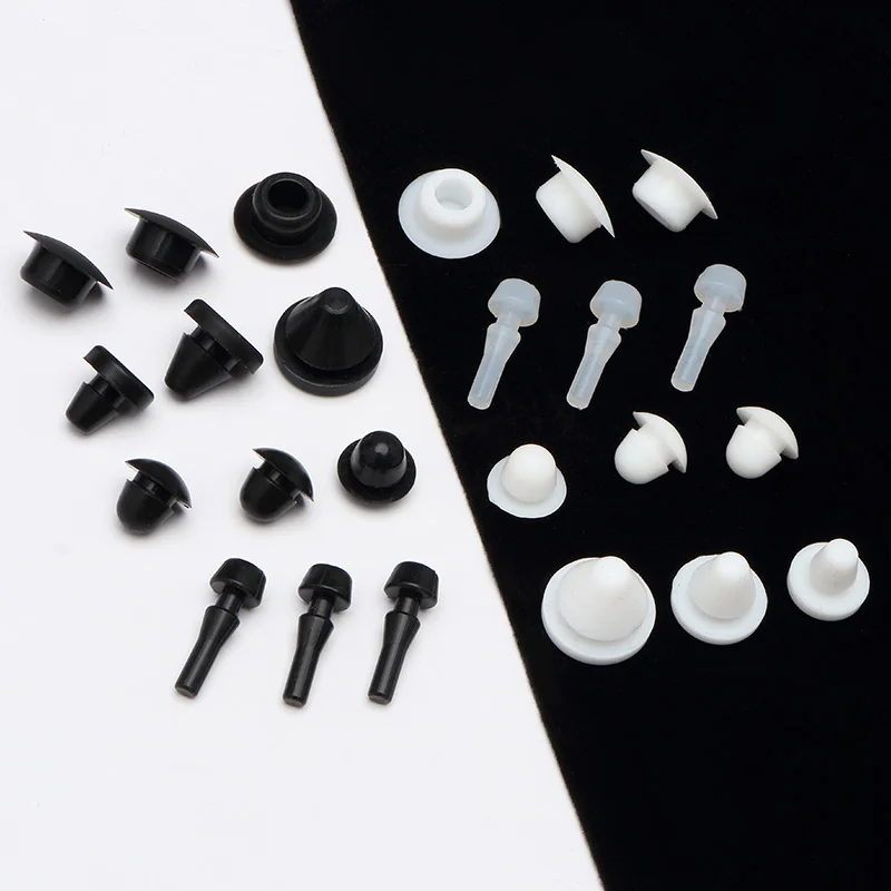 Silicone Rubber Hole Caps 1.8mm to 51mm T Type Plug Cover Snap-on Gasket Blanking End Caps Seal Stopper