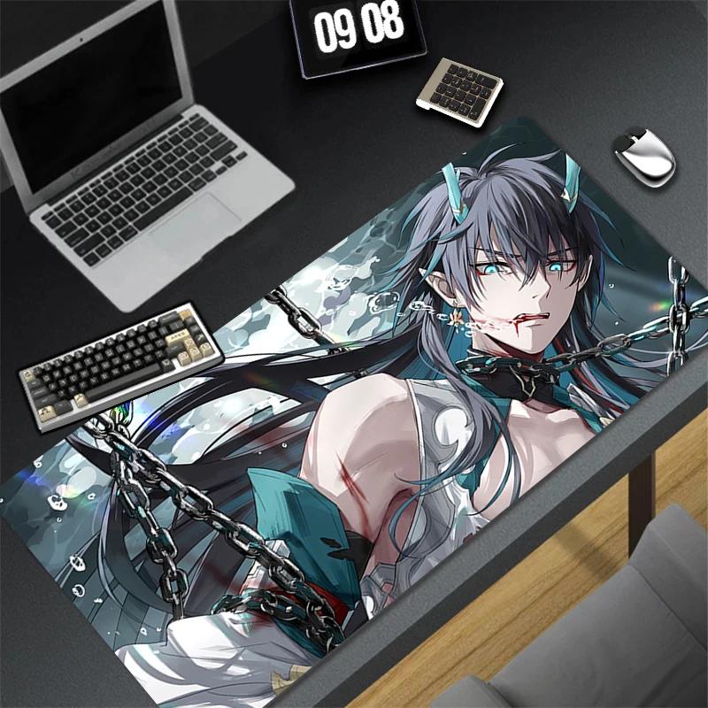 

Dan Heng Honkai Star Rail Mouse Pad 900x400 Anime Gaming Desk Mat Laptop Accessories Cool Mousepad PC Gamer Cabinet Keyboard Rug