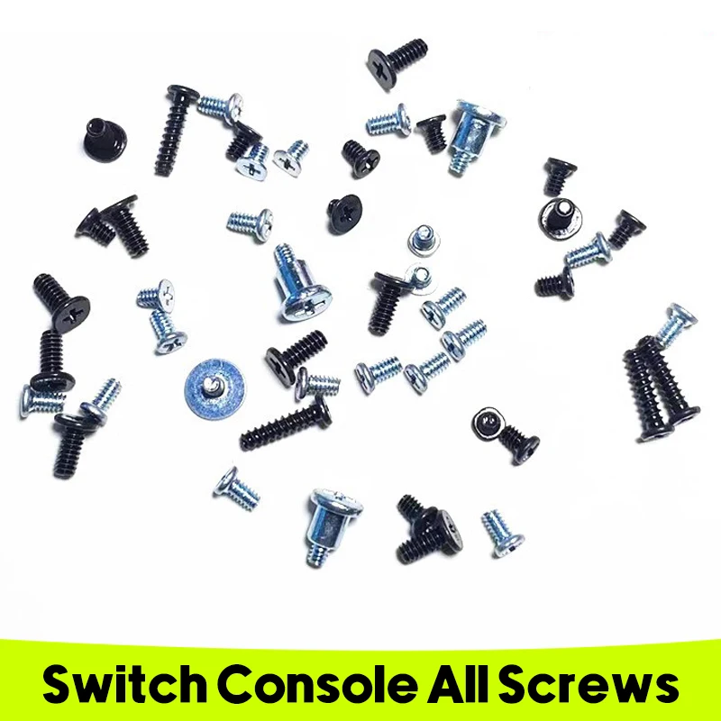 All Replacement Screws for Nintendo Switch OLED/Switch Console,Joy-Con Grips Gamepads Screws,Switch Slide Repair Screws