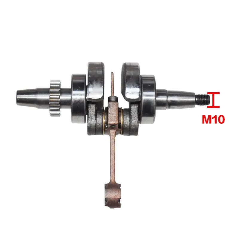 142F CRANKSHAFT 144F 144FV 2.0HP 49CC ENGINE MOTOR CRANK SHAFT CONNECTING ROD BALL BEARING ASSY WATER PUMP OUTBOARD SCOOTER etc. image 2